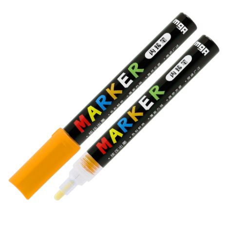 Marker acrilic M&G 2 mm acrilic, portocaliu S300