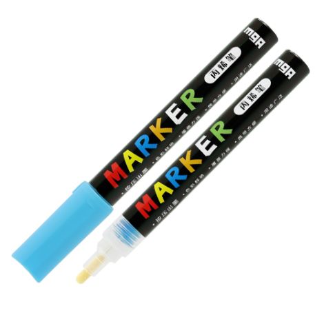 Marker acrilic M&G 2 mm, albastru cristal S602