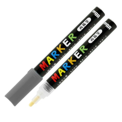 Marker acrilic M&G 2 mm acrilic, gri închis S911