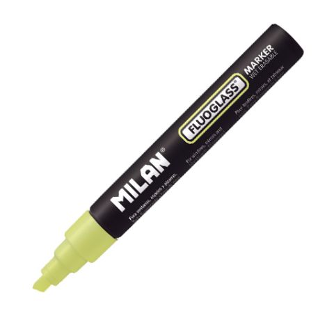 Marker MILAN FLUOGLASS 2-4 mm, galben