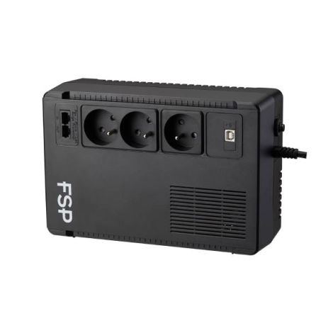 UPS FSP ECO 800 FR, 800 VA / 480 W, USB, RJ45, linie interactivă PPF4802200