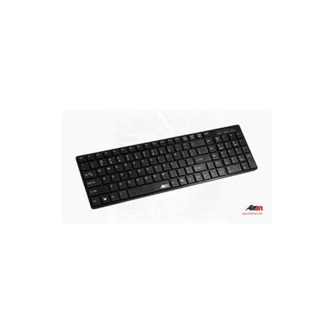 AIREN AiBoard Slim/USB cu fir/Aspect CZ/Negru AIREN AB-SLIMB