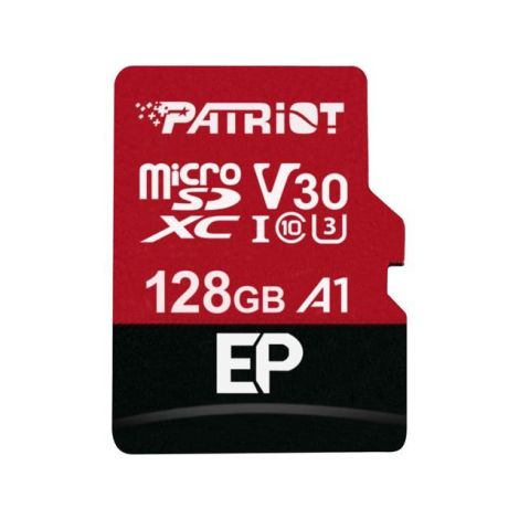 Adaptor Patriot V30 A1/micro SDXC/128GB/UHS-I U3/Clasa 10/+ PEF128GEP31MCX