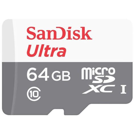 SanDisk Ultra/micro SDXC/64GB/UHS-I U1 / Clasa 10 SDSQUNR-064G-GN3MN