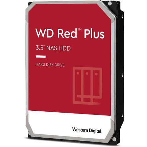 WD Red Plus/6TB/HDD/3.5"/SATA/5400 RPM/Red/3R WD60EFPX