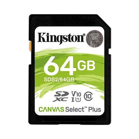 Kingston Canvas Select Plus U1/SDXC/64GB/UHS-I U1 / Clasa 10 SDS2/64GB