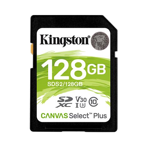 Kingston Canvas Select Plus U3/SDXC/128GB/UHS-I U3 / Clasa 10 SDS2/128GB