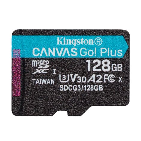 Kingston Canvas Go Plus A2/micro SDXC/64GB/UHS-I U3 / Clasa 10 SDCG3/64GBSP