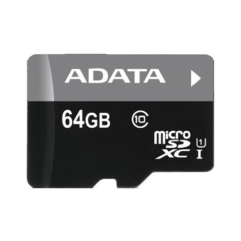 Adaptor Adata/micro SD/64GB/UHS-I U1 / Clasa 10/+ AUSDX64GUICL10-RA1