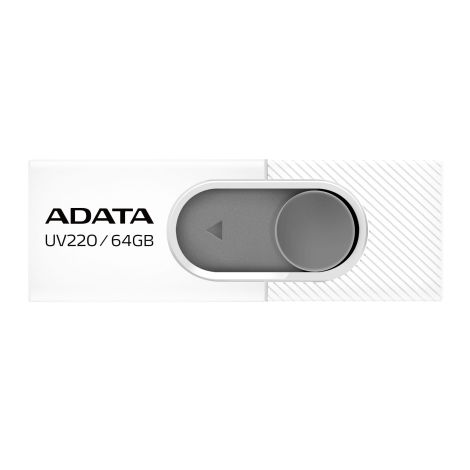 ADATA UV220/64GB/USB 2.0/USB-A/Alb AUV220-64G-RWHGY