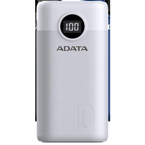 ADATA P10000QCD Power Bank 10000mAh alb AP10000QCD-DGT-CWH