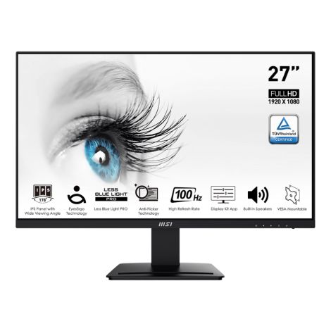 MSI Pro/MP273A/27"/IPS/FHD/100Hz/1ms/Negru/2R PRO MP273A