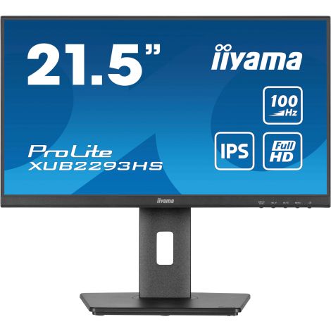 iiyama ProLite/XUB2293HS-B6/21.5"/IPS/FHD/100Hz/1ms/Negru/3R XUB2293HS-B6