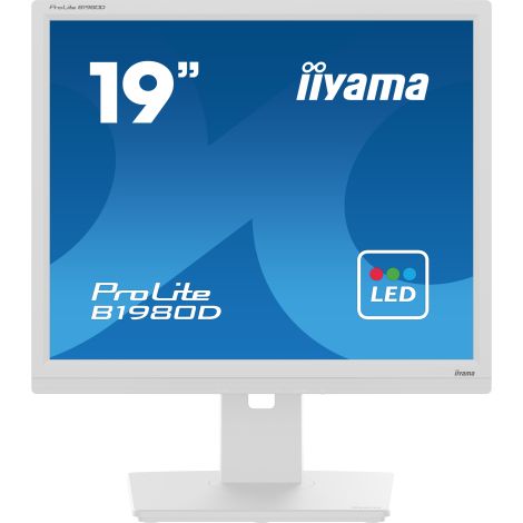 iiyama ProLite/B1980D-W5/19"/TN/1280x1024/60Hz/5ms/Alb/3R B1980D-W5