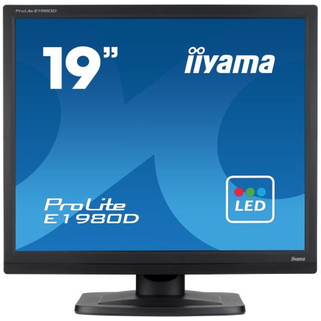 LCD de 19 inchi iiyama ProLite E1980D-B1 - 5 ms, DVI, TN E1980D-B1