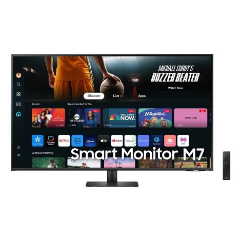 Monitor inteligent Samsung/M70D/43"/VA/4K UHD/60Hz/4ms/Negru/2R LS43DM702UUXDU