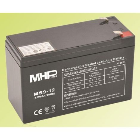 Baterie Pb MHPower VRLA AGM 12V/9Ah (MS9-12) MS9-12