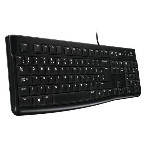 Logitech K120/USB cu fir/Aspect CZ-SK/Negru 920-002641