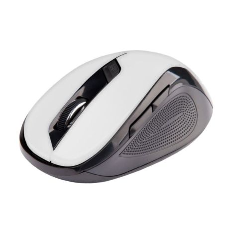 Mouse C-TECH WLM-02/Ergonomic/Optic/Pentru dreptaci/1600 DPI/USB fără fir/Negru WLM-02W