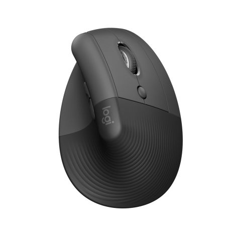 LOGITECH Lift pentru afaceri/Ergonomic/Optic/Pentru dreptaci/4.000 DPI/USB+BT/Graphit 910-006494