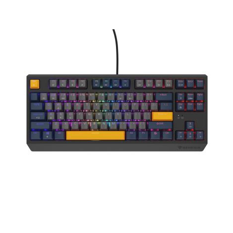 Tastatură pentru jocuri GENESIS THOR 230/TKL/RGB/Outemu Panda/USB cu fir/dispoziție SUA/Naval Blue Negative NKG-2164