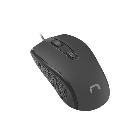 Mouse optic Natec HOOPOE 2/1600 DPI/Office/Optic/1600 DPI/USB cu fir/Negru NMY-1798