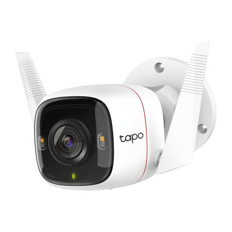 Tapo C320WS Cameră Wi-Fi de securitate 2K IP66 pentru exterior, microSD, audio bidirecțional, detectarea mișcării Tapo C320WS