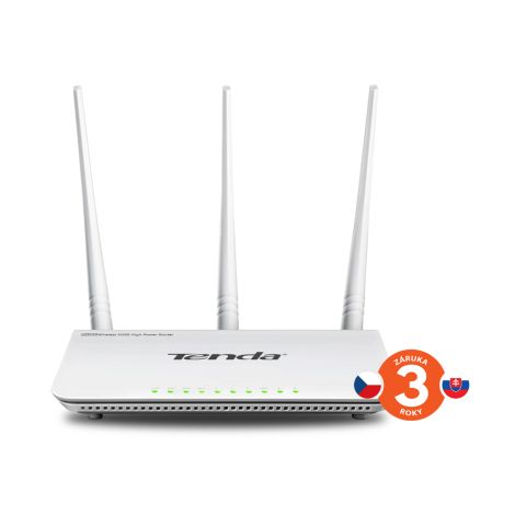 Router WiFi N Tenda F3 (F303) 802.11 b/g/n, 300 Mbps, WISP, repetitor universal, 3 antene de 5 dBi 75010304