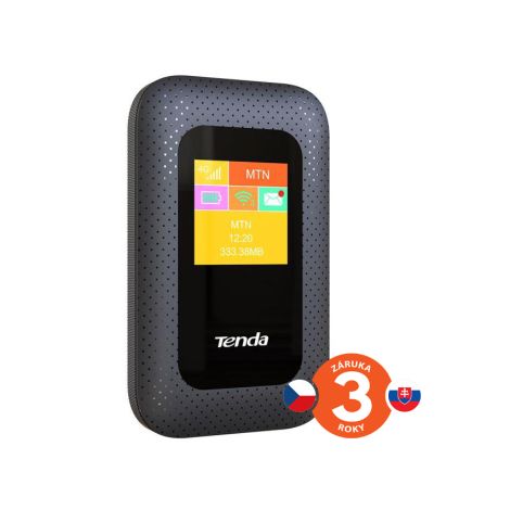 Hotspot mobil 4G LTE Tenda 4G185 Wi-Fi N300 cu LCD, baterie 2100 mAh, 1x microSIM, microSD, până la 10 ore 75011905