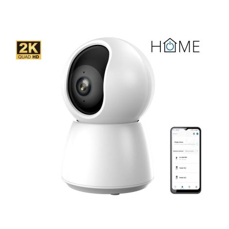 iGET HOME Camera CS4 White - Cameră IP WiFi 2K, vedere pe timp de noapte, audio, RJ45, urmărire automată 75020823