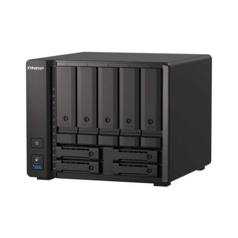 QNAP TS-h973AX-32G (Ryzen 2.2GHz, ZFS, 32GB RAM, 5x 3.5" + 4x 2.5" SATA/2x U.2, 2x 2.5GbE, 1x 10GbE) TS-h973AX-32G