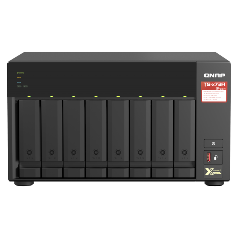 QNAP TS-873A-8G (Ryzen 2.2GHz / 8GB RAM / 8x SATA / 2x slot M.2 NVMe / 2x 2.5GbE / 2x PCIe / 4x USB) TS-873A-8G