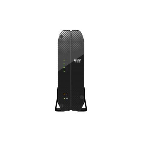 QNAP TS-410E-8G (4 nuclee 2,6 GHz, 8 GB RAM, 4 x 2,5" SATA, 2 x 2,5 GbE, 4 x USB 3.2, 1 x 4K HDMI, fără ventilator) TS-410E-8G