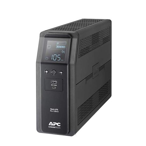 APC Back UPS Pre BR 1200VA, Sinewave, 8 prize, AVR, interfață LCD BR1200SI