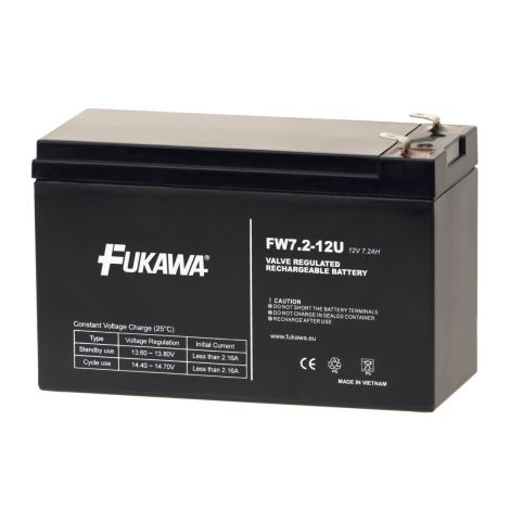 Acumulator FUKAWA FW 7.2-12 F2U (12V 7.2Ah/7Ah) 11509