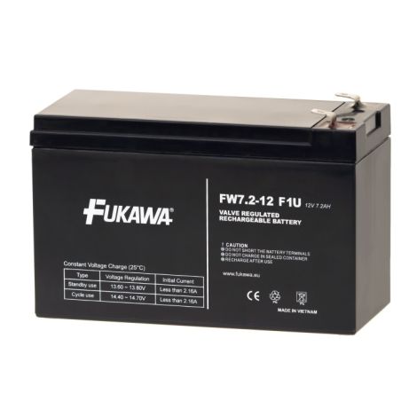 Acumulator FUKAWA FW 7.2-12 F1U (12V 7.2Ah) faston 4.8mm 12341