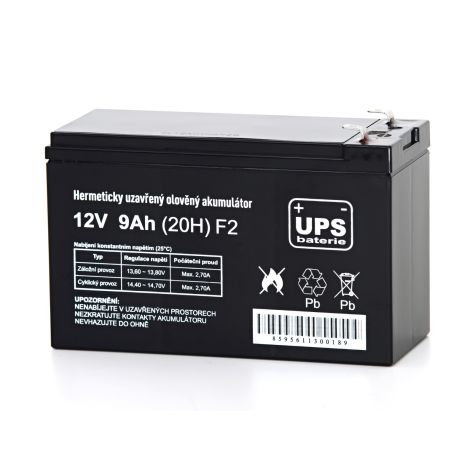 Baterie UPS 12V 9Ah F2 14553