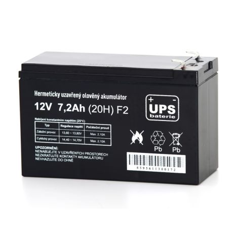 Baterie UPS 12V 7.2Ah F2 14551