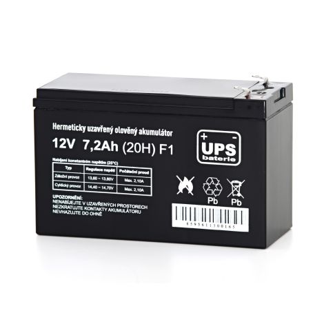 Baterie UPS 12V 7.2Ah F1 14552