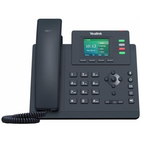 Telefon SIP Yealink SIP-T33G, PoE, LCD color 2.4" 320x240, 4 x conturi SIP, GigE SIP-T33G