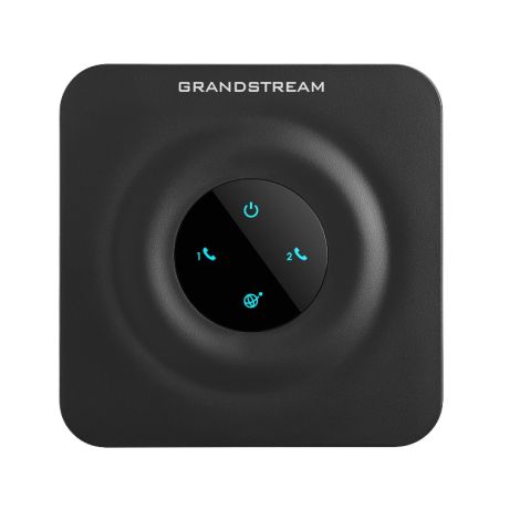 Grandstream HT802 (ATA), 2x FXS, 2 conturi SIP, 1x LAN, conf. cu 3 căi, aprovizionare automată HT802