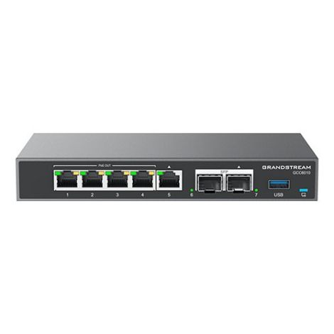 Soluție all-in-one Grandstream GCC6010 (router VPN, NGFW, comutator PoE și IP PBX) GCC6010