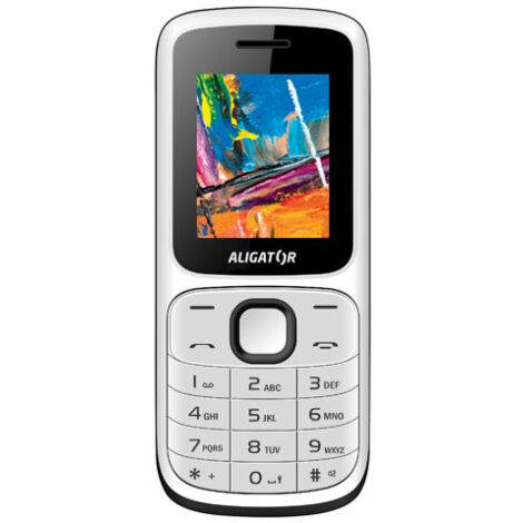 ALIGATOR D210 Dual sim alb-negru AD210WB