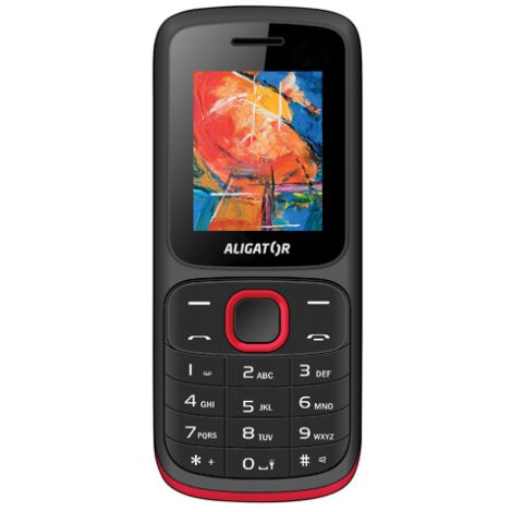 ALIGATOR D210 Dual sim negru-rosu AD210BR