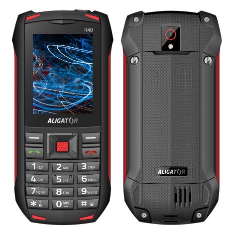 ALIGATOR R40 eXtremo negru-rosu AR40BR