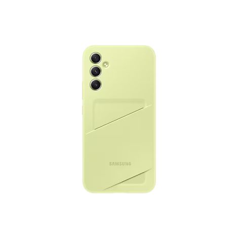 Husa din spate Samsung cu buzunar pentru card pentru Samsung Galaxy A34 Lime EF-OA346TGEGWW