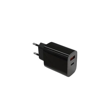 Încărcător negru TB Touch USB-C + USB-A AZTBXUL2USB3ACB