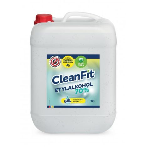 Gel dezinfectant CleanFit 70% citrice pentru maini 10 l