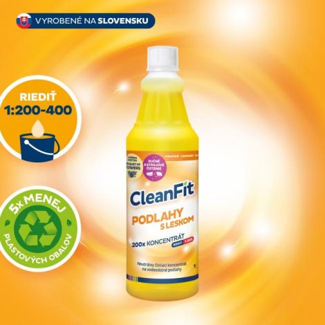 Cleanfit ultraconcentrat - Pardoseli cu luciu 1 l