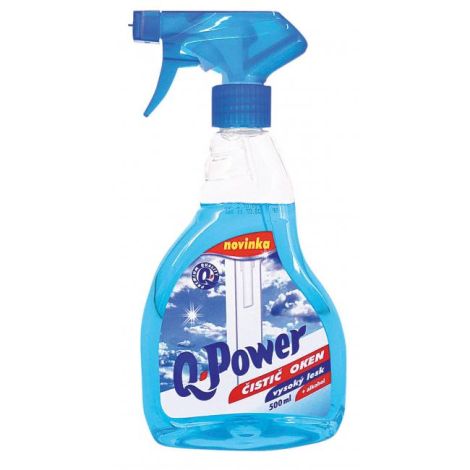 Q-Power pentru geamuri si sticla cu pulverizator 500 ml